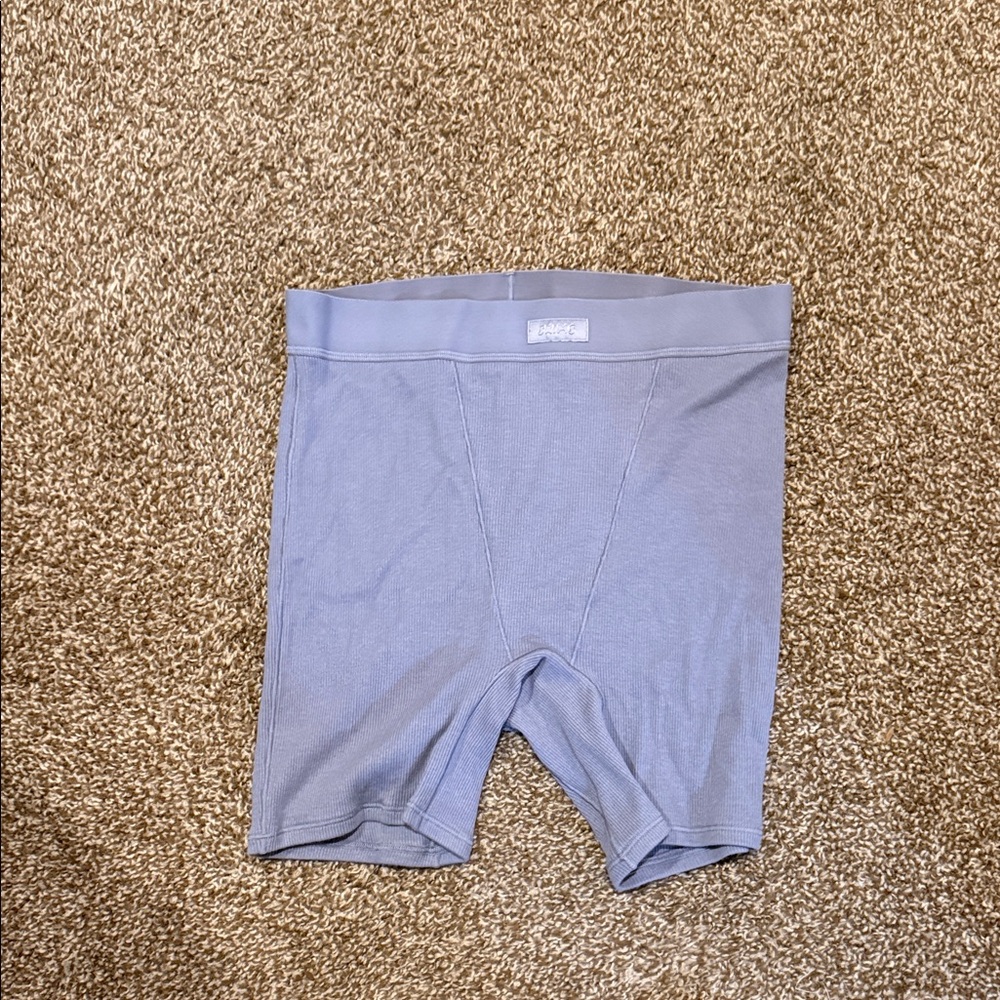 SKIMS NWOT Light Purple/Gray Ribbed boxers